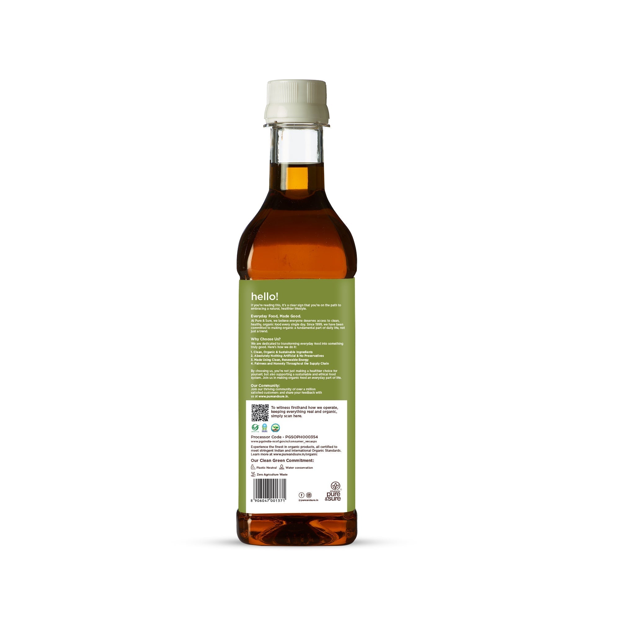Pure & Sure Organic Sesame Oil - Distacart