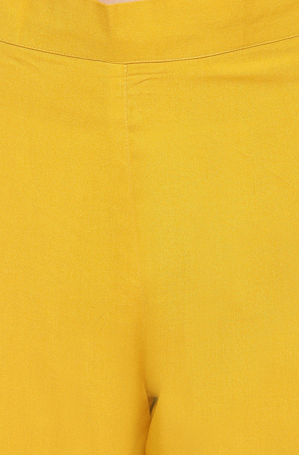 Janasya Women's Mustard Rayon Solid Kurta With Pant And Dupatta - Distacart