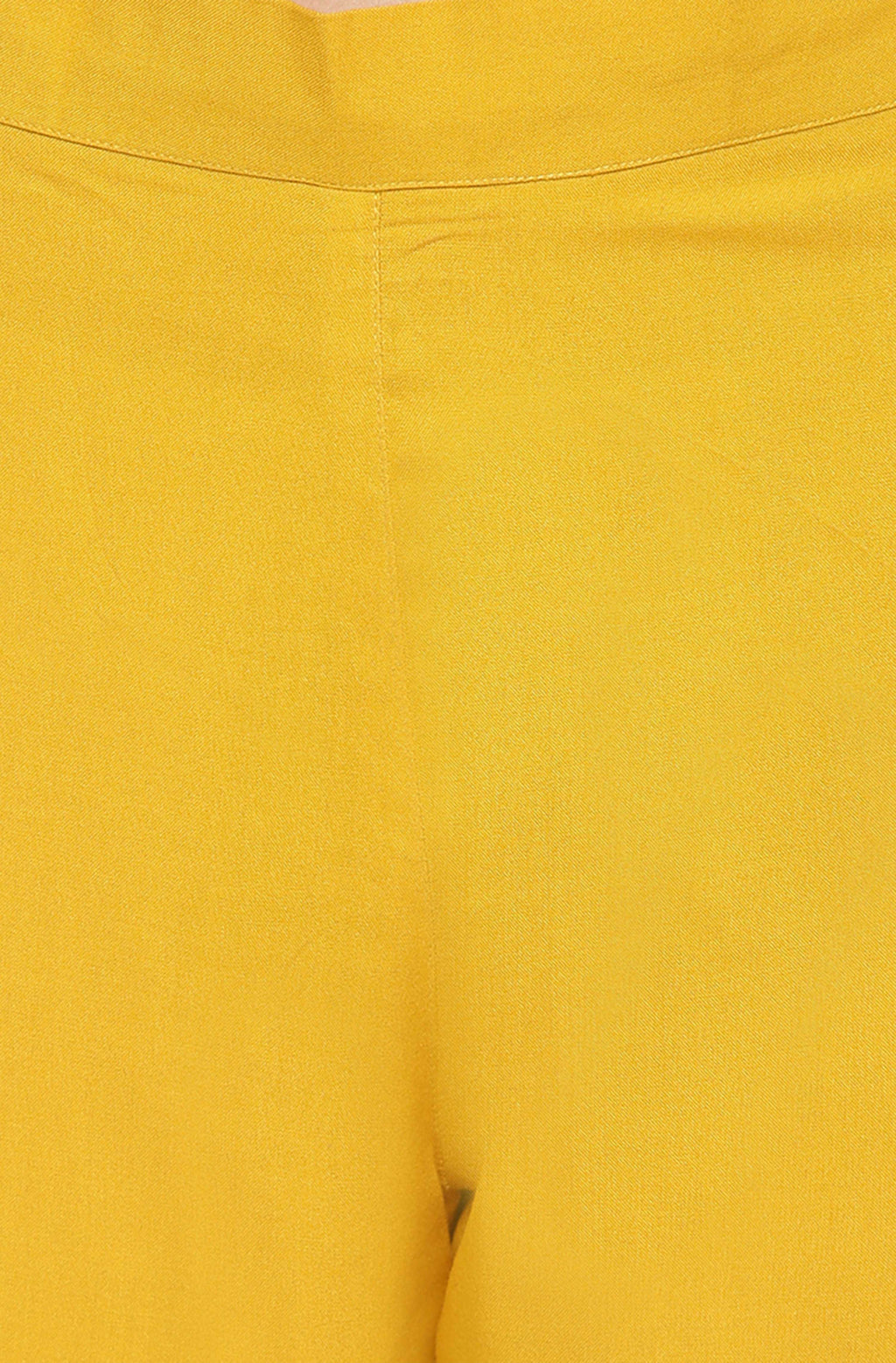 Janasya Women's Mustard Rayon Solid Kurta With Pant And Dupatta - Distacart