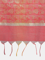 Janasya Gold Poly Silk Solid Set