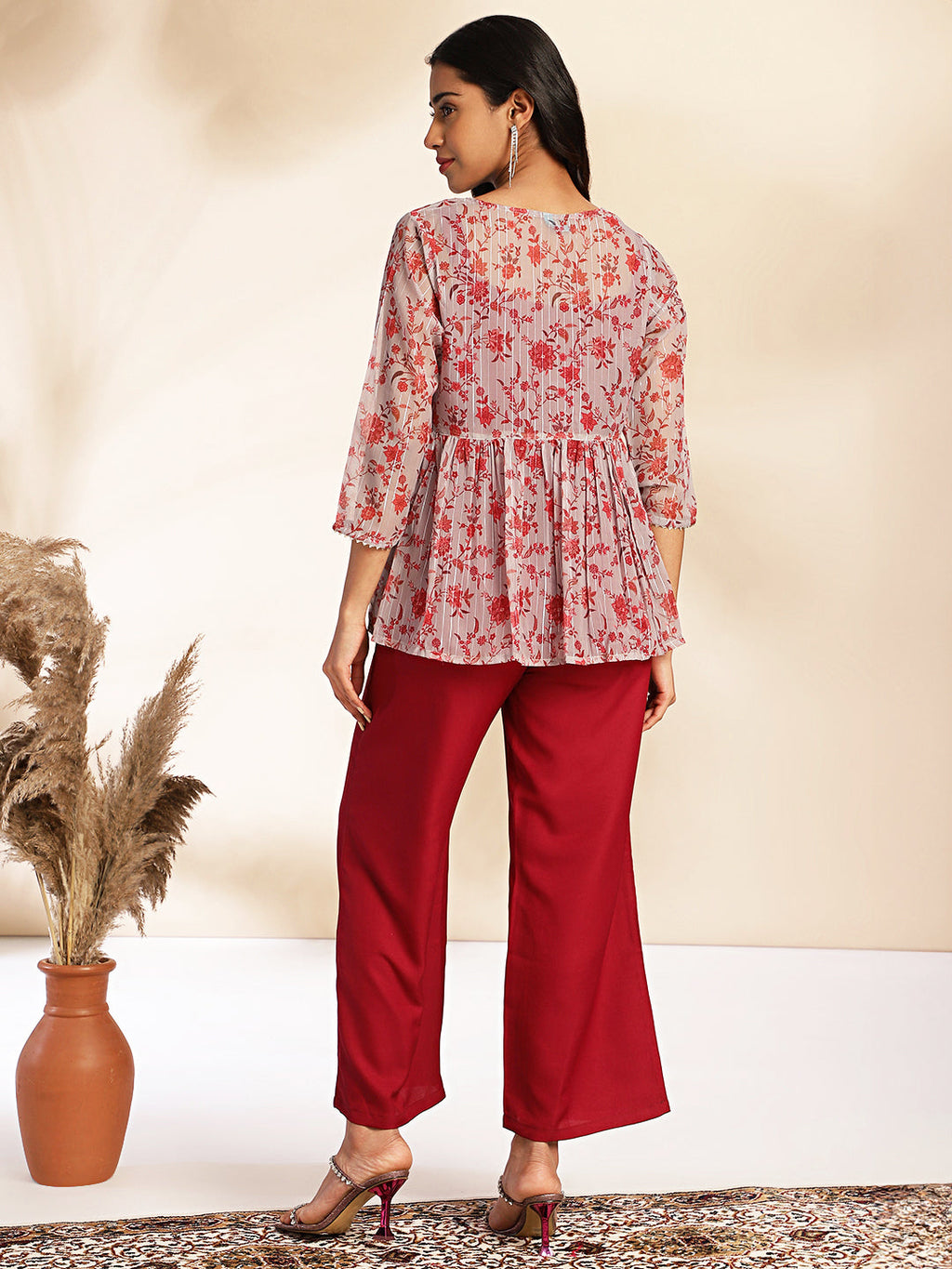 Janasya Wine Moss Solid Set