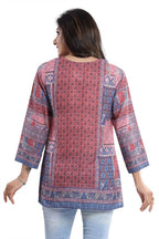 Snehal Creations Bright as the Sun Summer Cool Printed Short Kurti Tunic