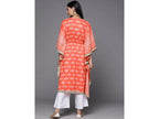 Ahalyaa Women's Traditional wear Kurta Set - Rust