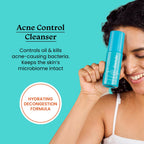 Foxtale 2% Salicylic Acid Acne Control Cleanser For Oily And Acne Prone Skin - Reduces Pimples and Breakouts