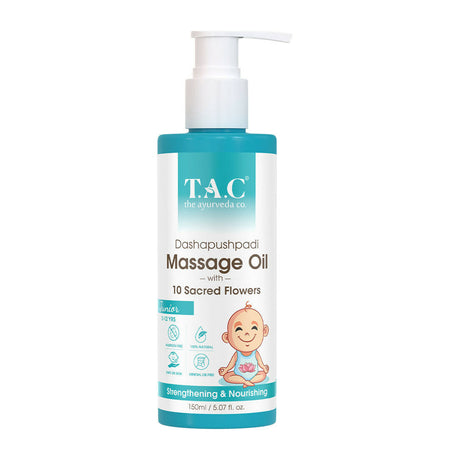 TAC - The Ayurveda Co. Dashapushpadi Ayurvedic Baby Massage Oil
