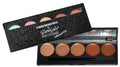 Glamgals Hollywood-U.S.A 5 Color Matte Finish Waterproof Concealer Palette