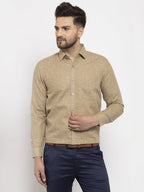 Jainish Metallic Men's Dobby Solid Formal Shirts ( SF 762Metalic ) - Distacart