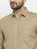 Jainish Metallic Men's Dobby Solid Formal Shirts ( SF 762Metalic ) - Distacart