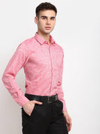 Jainish Red Men's Solid Cotton Formal Shirt ( SF 782Red ) - Distacart