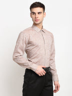 Jainish Rust Men's Solid Cotton Formal Shirt ( SF 782Rust ) - Distacart