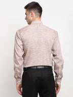Jainish Rust Men's Solid Cotton Formal Shirt ( SF 782Rust ) - Distacart