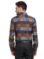 Jainish Multicolor Men's Checked Cotton Formal Shirt ( SF 787Multi ) - Distacart