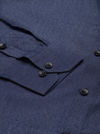 Jainish Men's Solid Formal Cotton Shirt ( SF 788Charcoal ) - Distacart