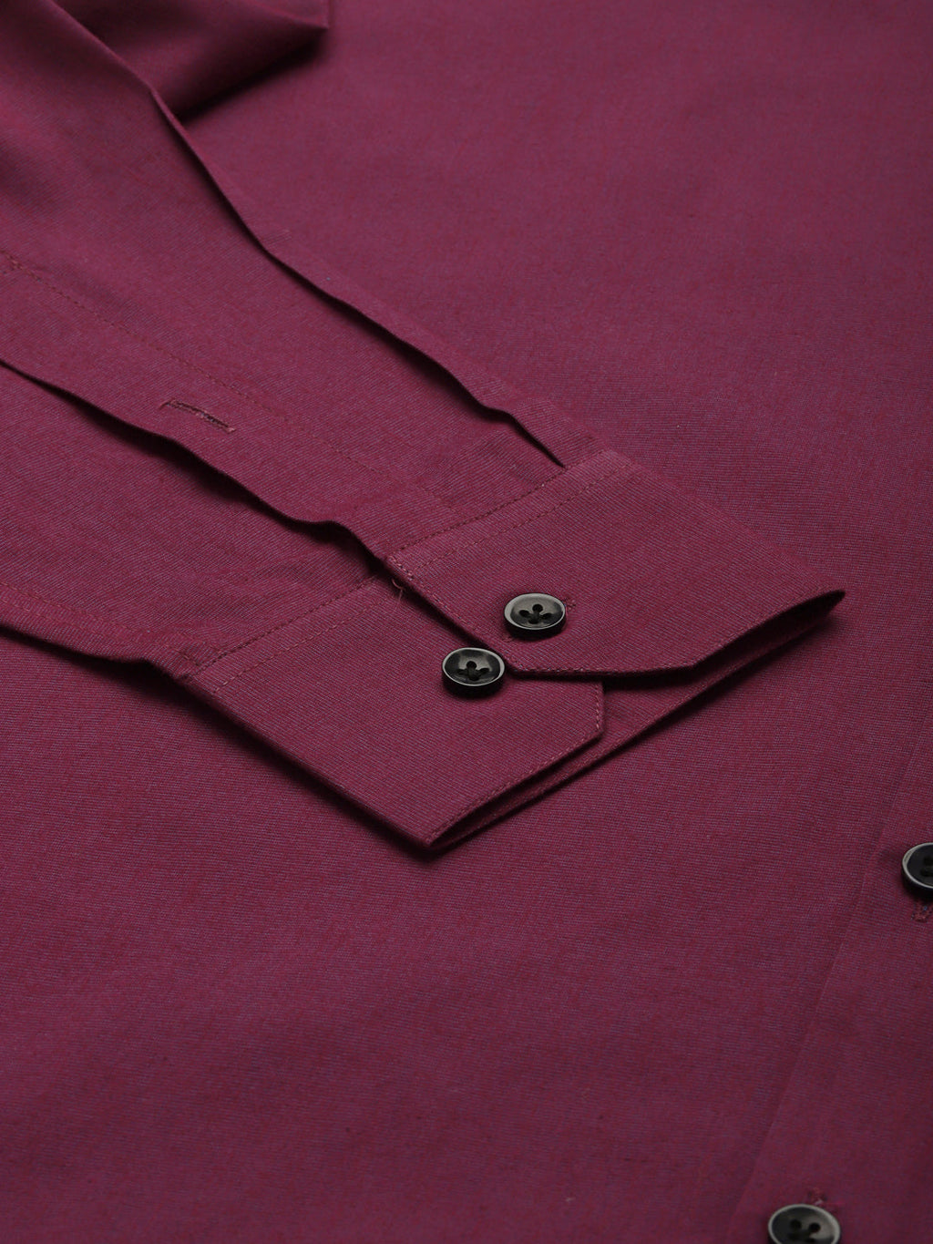 Jainish Men's Solid Formal Cotton Shirt ( SF 788Wine ) - Distacart
