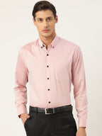 Jainish Men's Solid Formal Cotton Shirt ( SF 792Magenta ) - Distacart