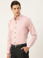 Jainish Men's Solid Formal Cotton Shirt ( SF 792Magenta ) - Distacart