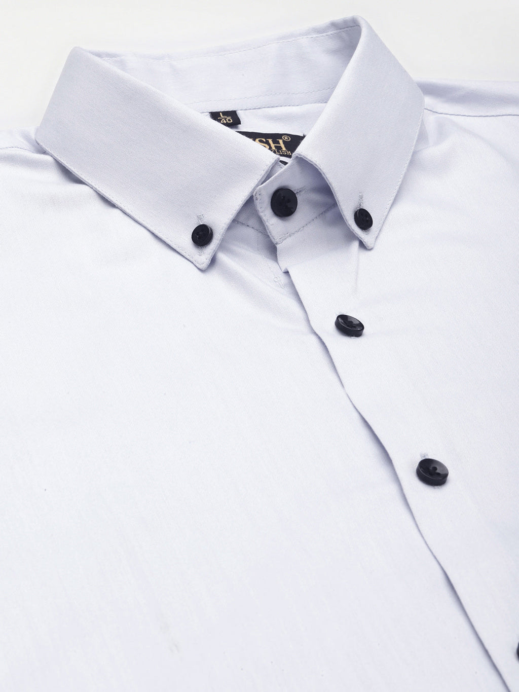 Jainish Men's Solid Formal Cotton Shirt ( SF 792Sky ) - Distacart