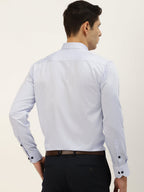 Jainish Men's Solid Formal Cotton Shirt ( SF 792Sky ) - Distacart