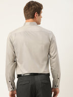 Jainish Men's Solid Formal Cotton Shirt ( SF 792Steel-Grey ) - Distacart