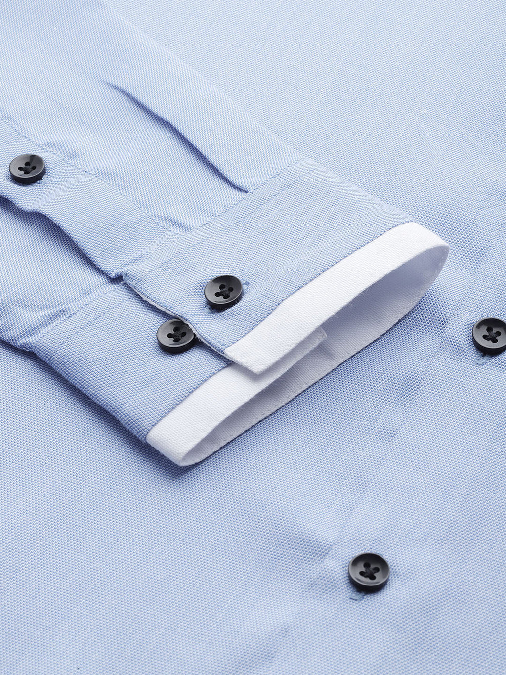 Jainish Men's Cotton Solid Formal Shirts ( SF 796Blue ) - Distacart