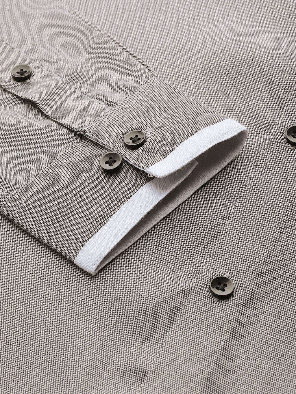 Jainish Men's Cotton Solid Formal Shirts ( SF 796Charcoal ) - Distacart