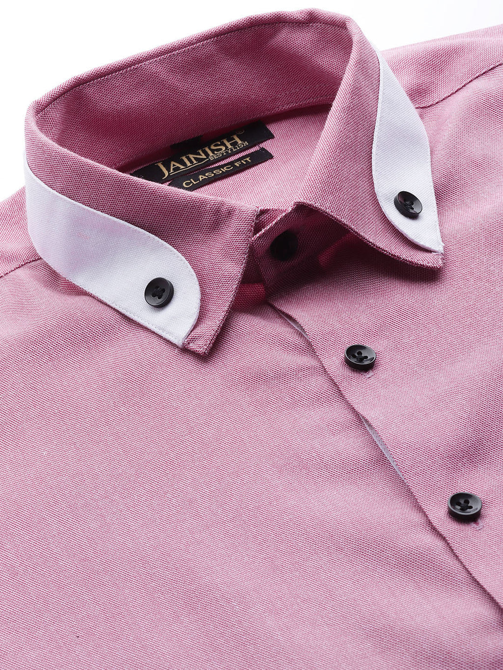 Jainish Men's Cotton Solid Formal Shirts ( SF 796Purple ) - Distacart