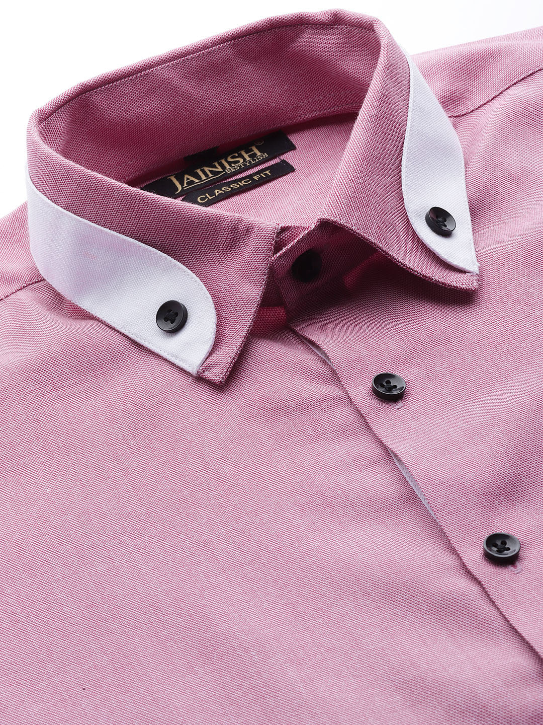 Jainish Men's Cotton Solid Formal Shirts ( SF 796Purple ) - Distacart