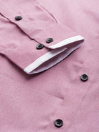 Jainish Men's Cotton Solid Formal Shirts ( SF 796Purple ) - Distacart