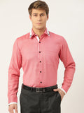 Jainish Men's Cotton Solid Formal Shirts ( SF 796Red ) - Distacart