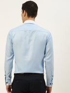 Jainish Men's Cotton Solid Formal Shirts ( SF 796Sky ) - Distacart