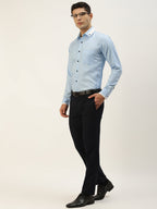 Jainish Men's Cotton Solid Formal Shirts ( SF 796Sky ) - Distacart