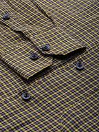 Jainish Men's Cotton Checked Formal Shirts ( SF 804Black ) - Distacart