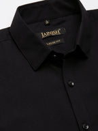Jainish Men's Cotton Printed Formal Shirts ( SF 806Black ) - Distacart