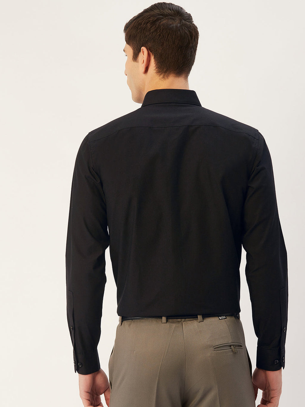 Jainish Men's Cotton Printed Formal Shirts ( SF 806Black ) - Distacart