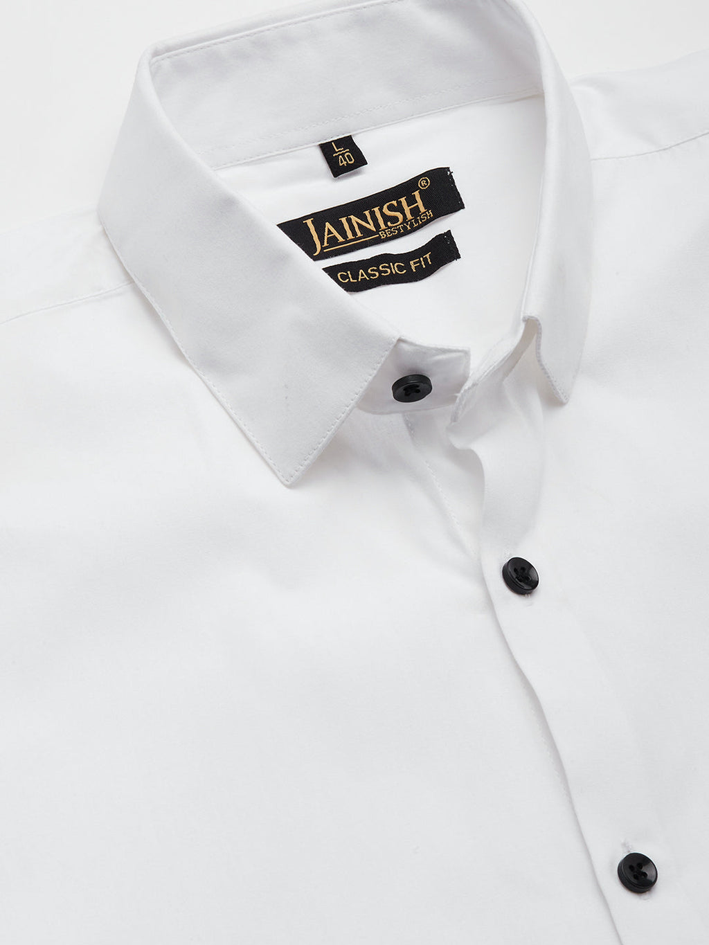 Jainish Men's Cotton Printed Formal Shirts ( SF 806White ) - Distacart
