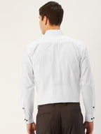 Jainish Men's Cotton Printed Formal Shirts ( SF 806White ) - Distacart