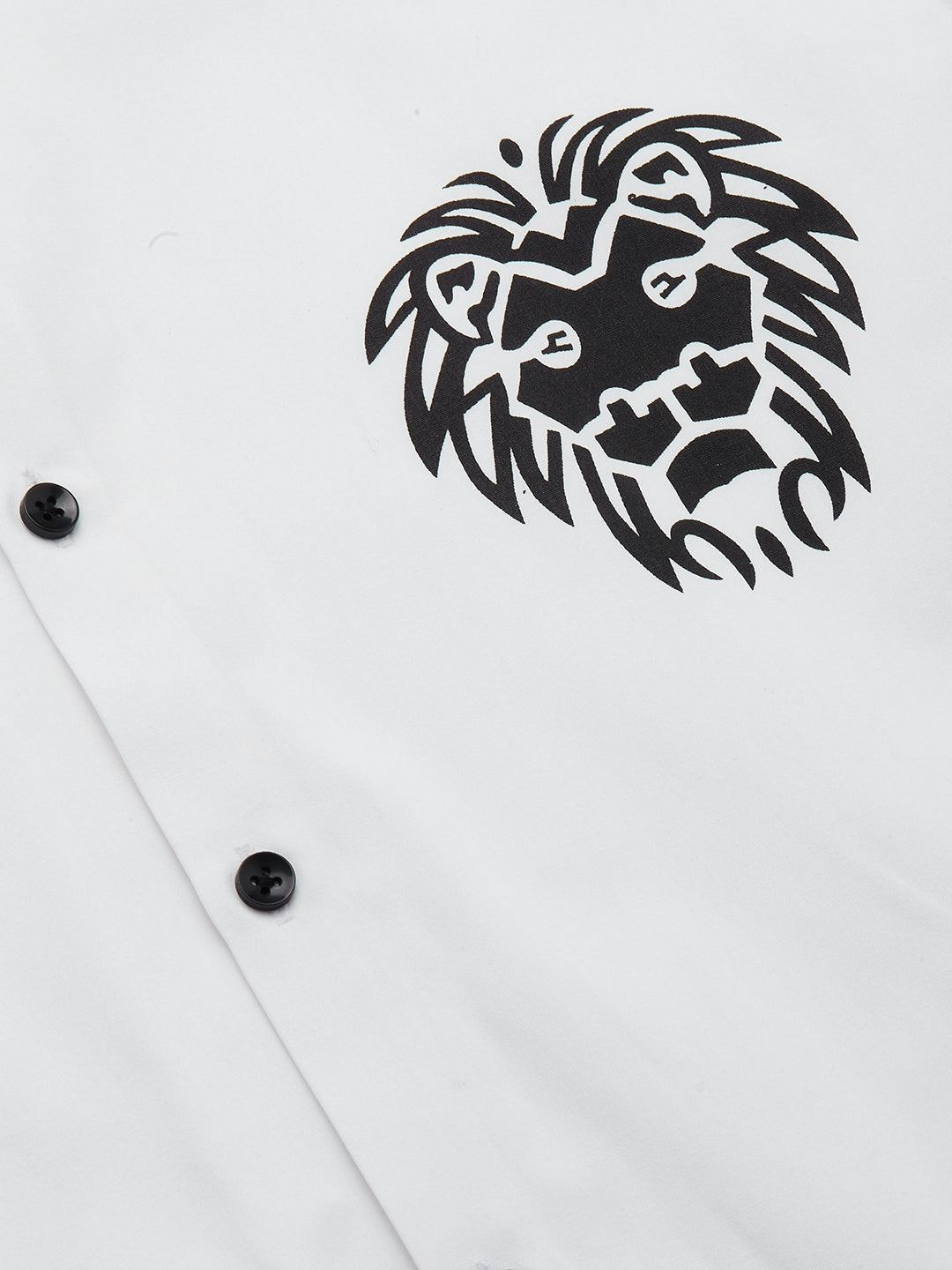 Jainish Men's Cotton Printed Formal Shirts ( SF 806White ) - Distacart