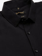 Jainish Men's Cotton Printed Formal Shirts ( SF 807Black ) - Distacart