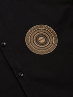Jainish Men's Cotton Printed Formal Shirts ( SF 807Black ) - Distacart