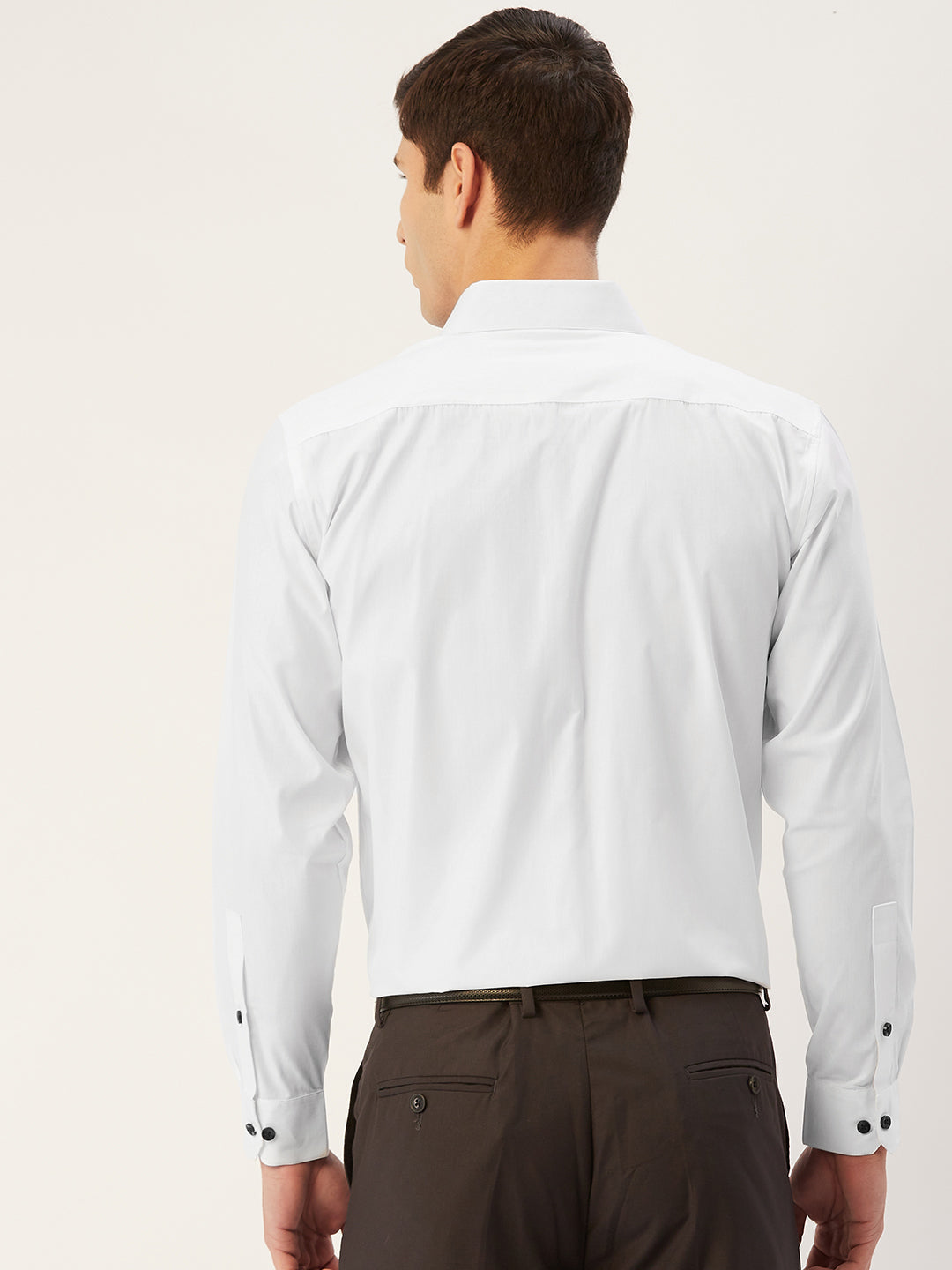 Jainish Men's Cotton Printed Formal Shirts ( SF 807White ) - Distacart