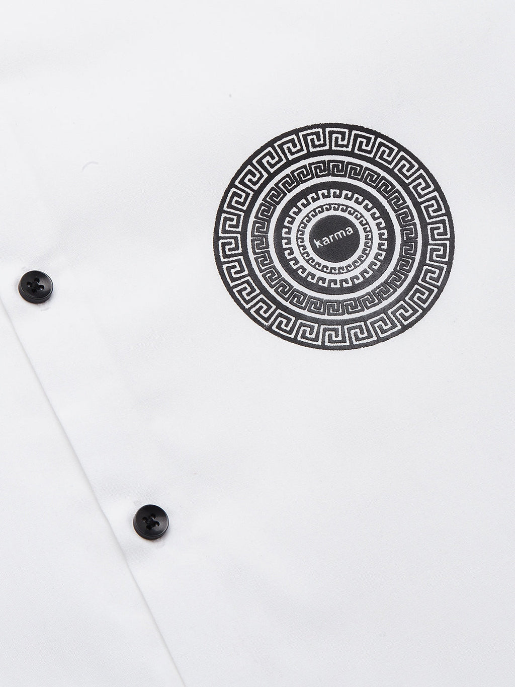Jainish Men's Cotton Printed Formal Shirts ( SF 807White ) - Distacart