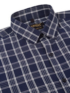Jainish Men's Cotton Checked Half Sleeve Formal Shirts ( SF 808Blue ) - Distacart