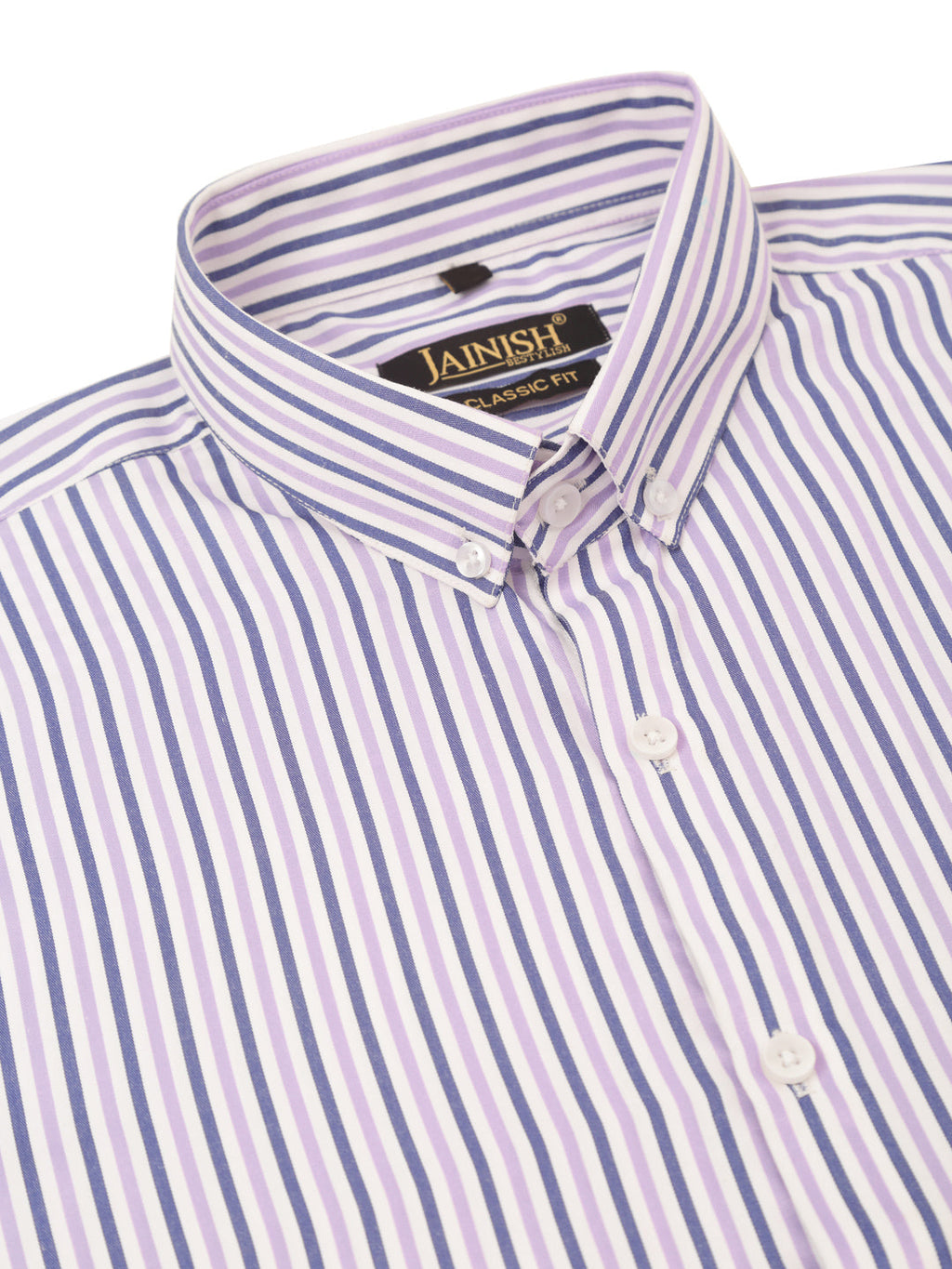 Jainish Men's Cotton Checked Button Down Collar Formal Shirts ( SF 809Voilet ) - Distacart