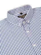 Jainish Men's Cotton Checked Button Down Collar Formal Shirts ( SF 810Blue ) - Distacart