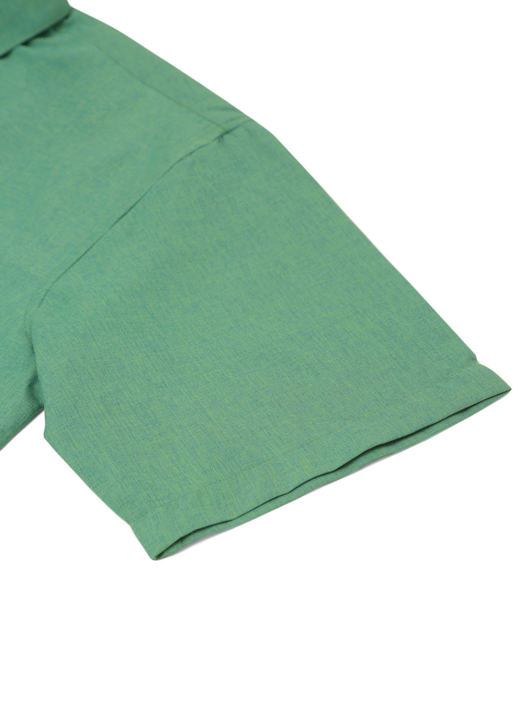 Jainish Men's Cotton Solid Half Sleeve Formal Shirts ( SF 811Green ) - Distacart