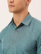Jainish Men's Cotton Solid Half Sleeve Formal Shirts ( SF 811Grey ) - Distacart