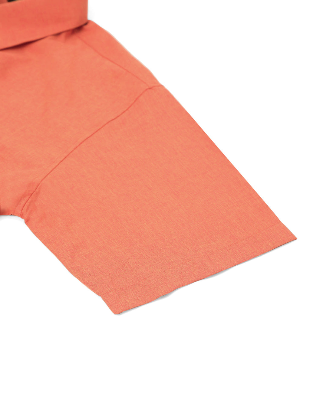 Jainish Men's Cotton Solid Half Sleeve Formal Shirts ( SF 811Peach ) - Distacart