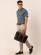 Jainish Men's Cotton Striped Half Sleeve Formal Shirts ( SF 816Grey ) - Distacart
