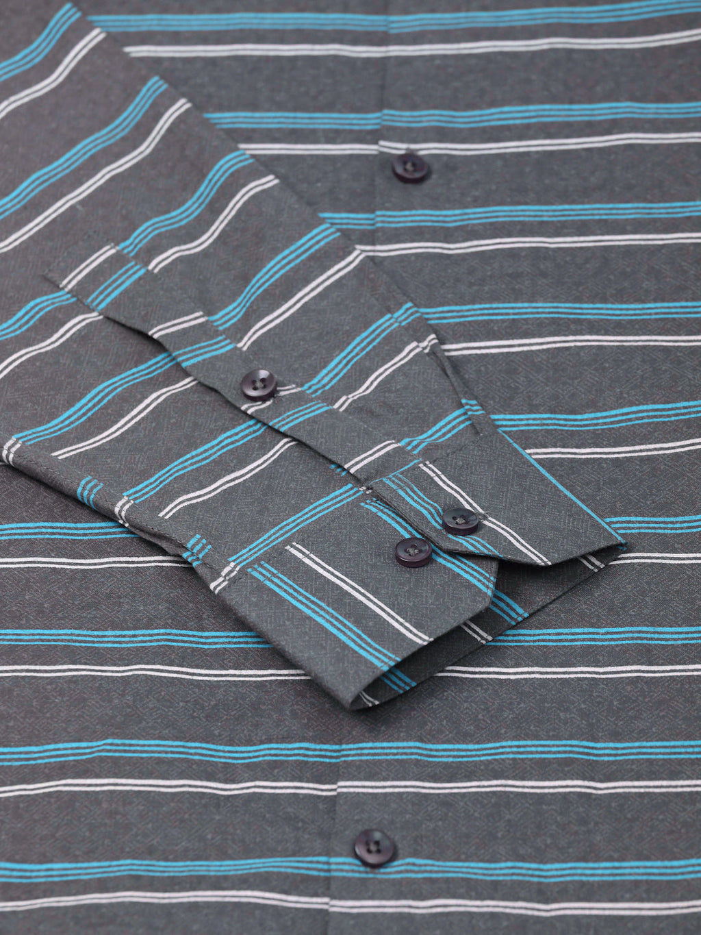 Jainish Men's Cotton Striped Formal Shirts ( SF 820Grey ) - Distacart