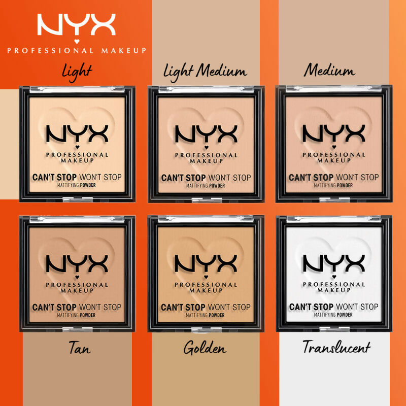 NYX Professional Makeup Can't Stop Won't Stop Mattifying Powder - Transculent